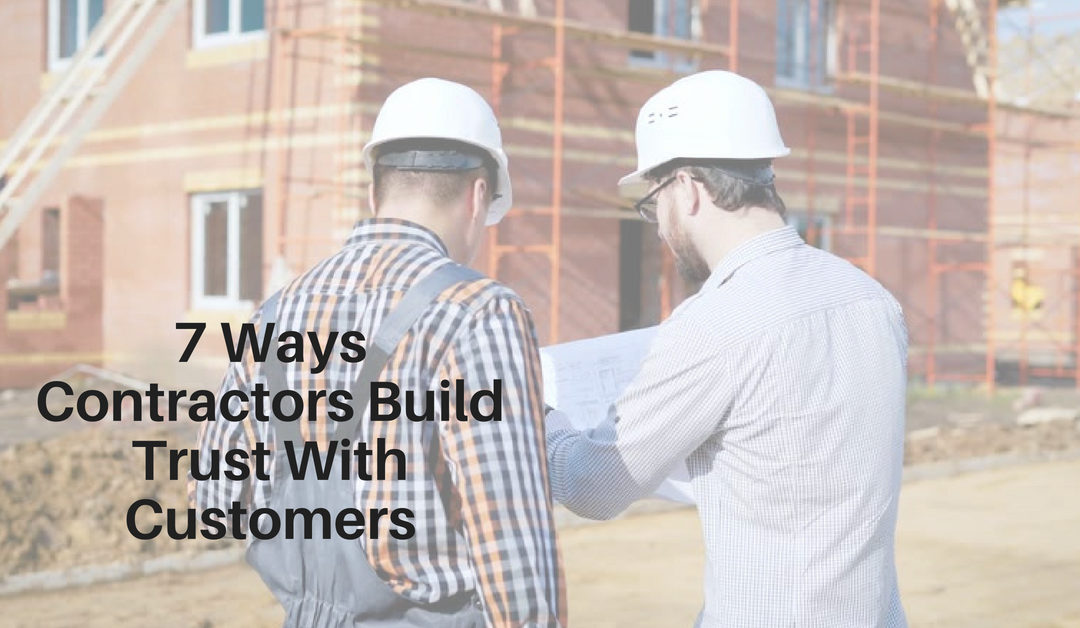 Build trust with construction customers